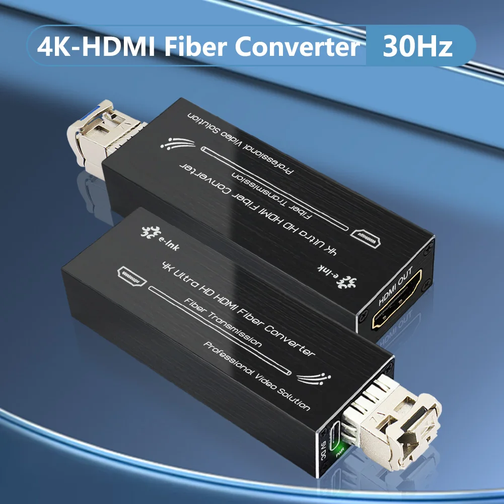 Mini 4K HDMI Fibre Extender Ultra HD Video Optică de Emisie-recepție 4Kx2K@30Hz Necomprimate de Tip C 5V Putere de Intrare de Fibra Converter