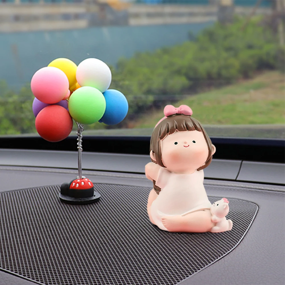 Yoga Desene animate Desktop Ornamente Decor Pentru Fete Creative Cadouri de Rasina de Artizanat Copii Cameră Decor drăguț accesorii auto