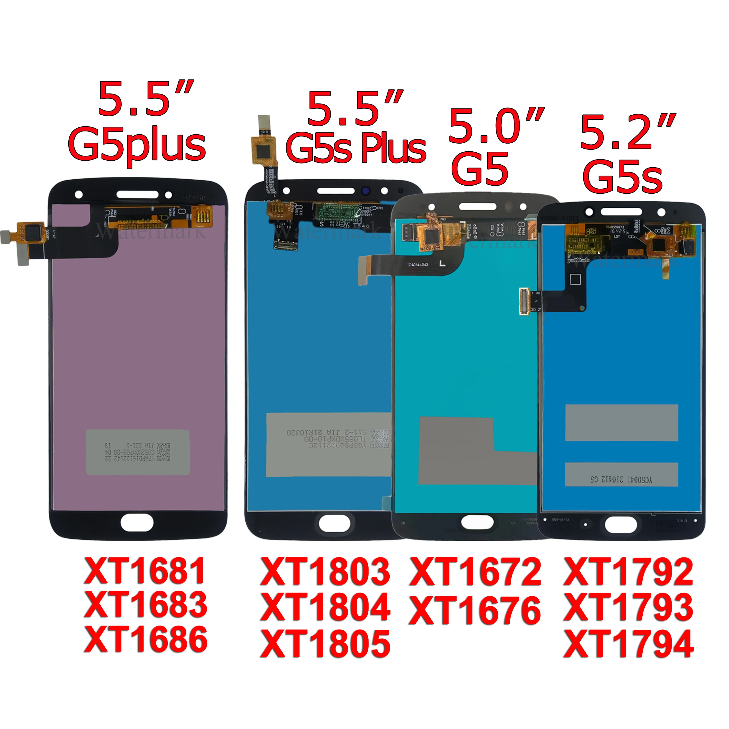 5 Piese/Lot Pentru Motorola MOTO G5 G5 Plus G5S G5S Plus XT1670 XT1685 XT1803 XT1792 Display LCD Touch Screen Digitizer Asamblare
