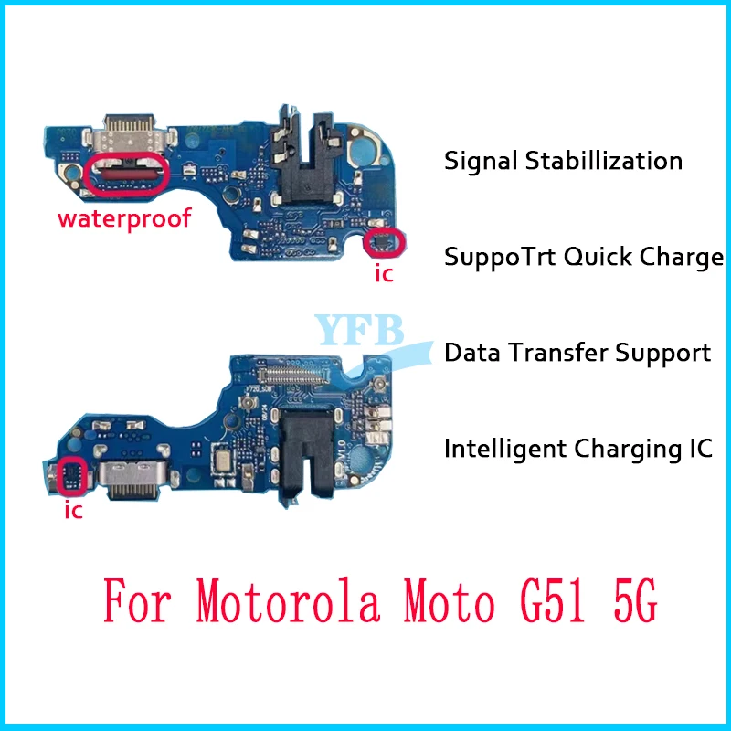 Pentru Motorola Moto G31 G41 G51 G71 5G USB Port de Încărcare de Andocare Priza Conector Jack de Încărcare Bord Flex Cablul
