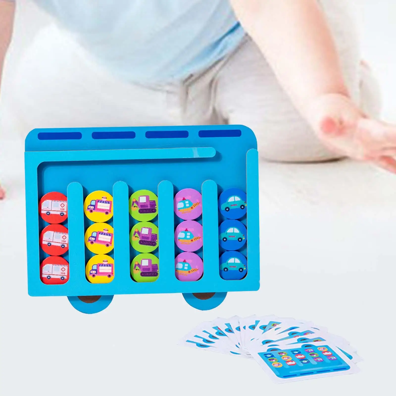 Formă și Culoare de Potrivire, Puzzle pentru Copii mici Montessori Sortare Jucărie pentru 1 2 3 4 Ani și Puzzle Forma de Culoare
