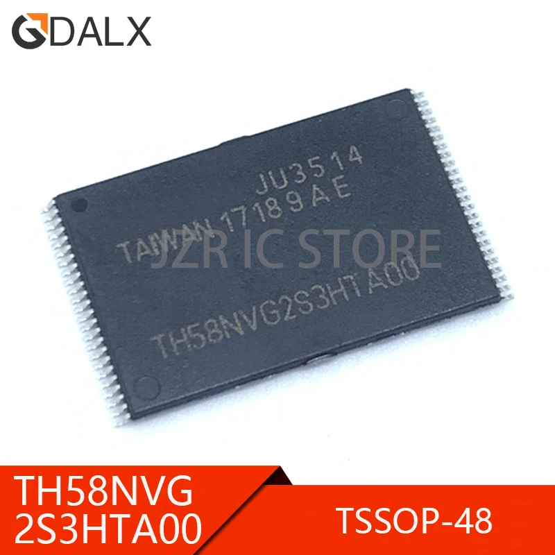 (5piece) 100% Nou TH58NVG2S3HTA00 TSOP-48 TH58NVG2S3HTAOO TSOP48 FLASH 4G Chipset