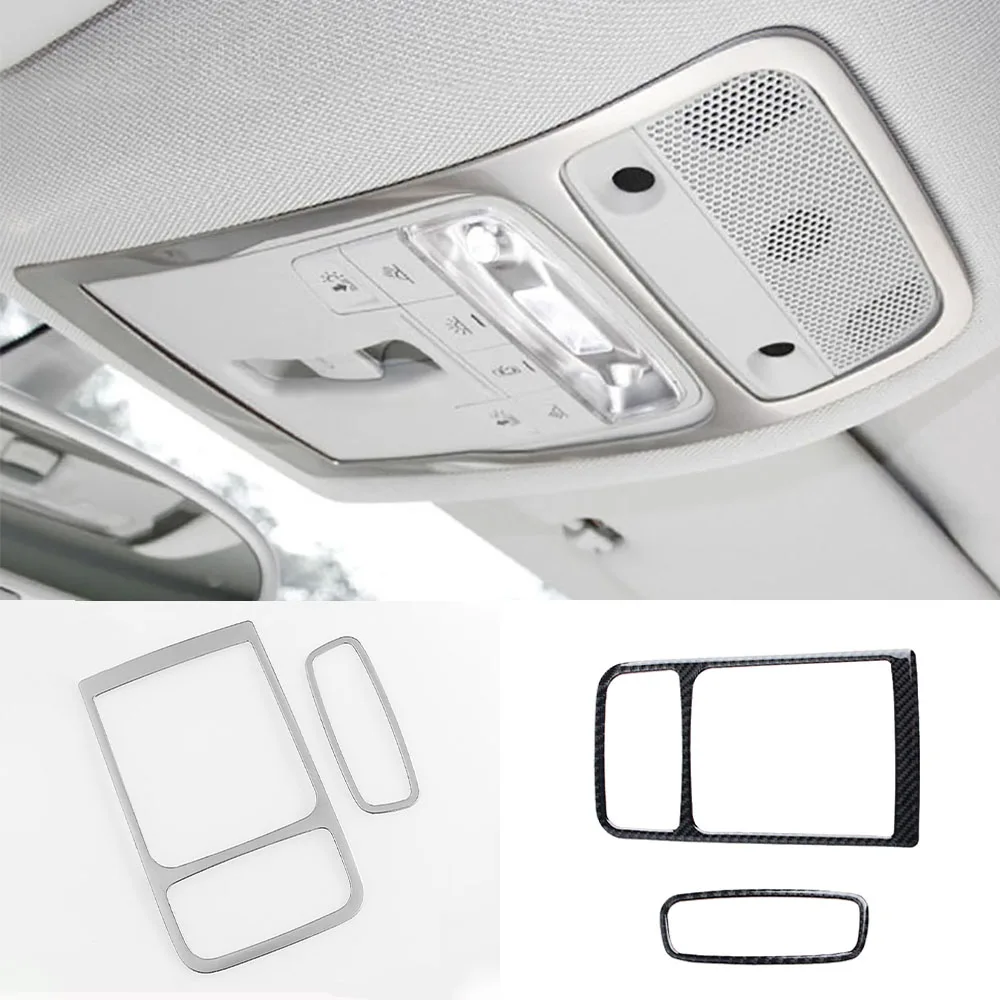 Masina de Lectură Lampă de Panou Decorativ Lumina Tapiterie Cadru din Fibra de Carbon Capac Auto Accesorii de Interior Pentru Audi A3 8V 14-20 Q3 8U 13-18