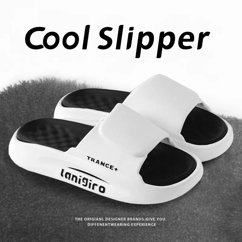 Om de vară Flip Flops 2022 Noi Solidă Sandale Bărbați Femei de Moda din Afara Grosime Talpă anti-alunecare Baie Casual Casa de pe Plajă Papuci