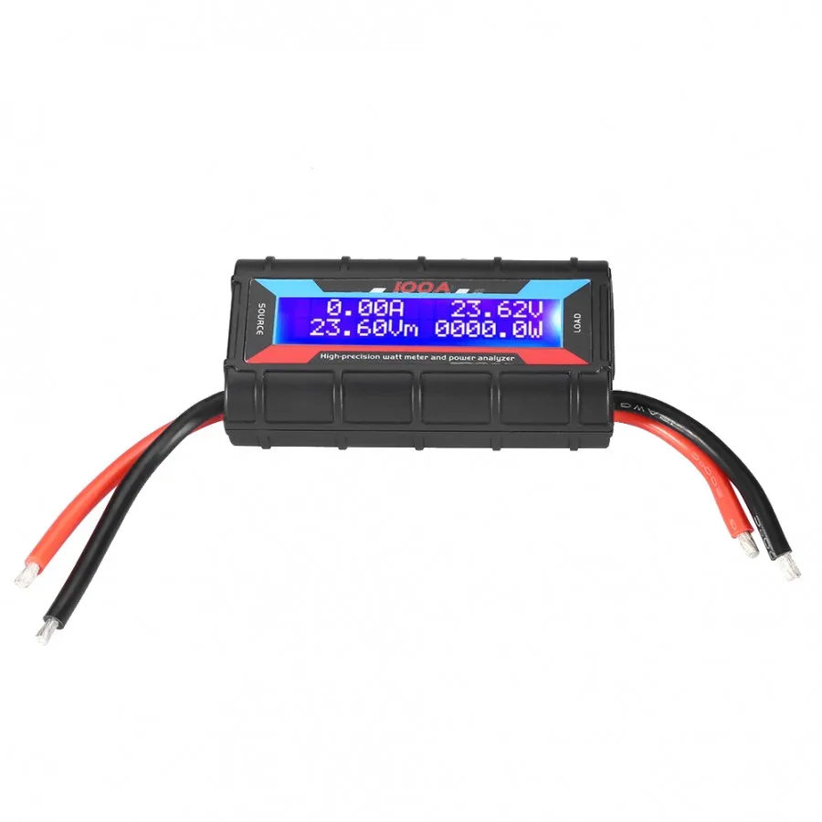 Watt Metru de Putere Analizor LCD pentru Tensiune Curent