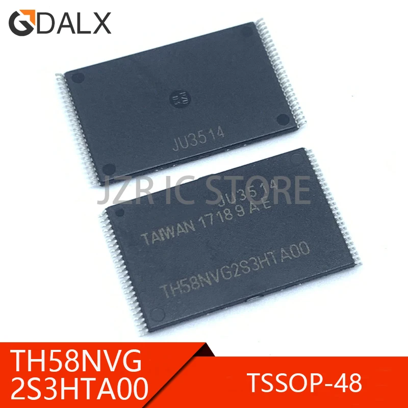 (5piece) 100% Nou TH58NVG2S3HTA00 TSOP-48 TH58NVG2S3HTAOO TSOP48 FLASH 4G Chipset