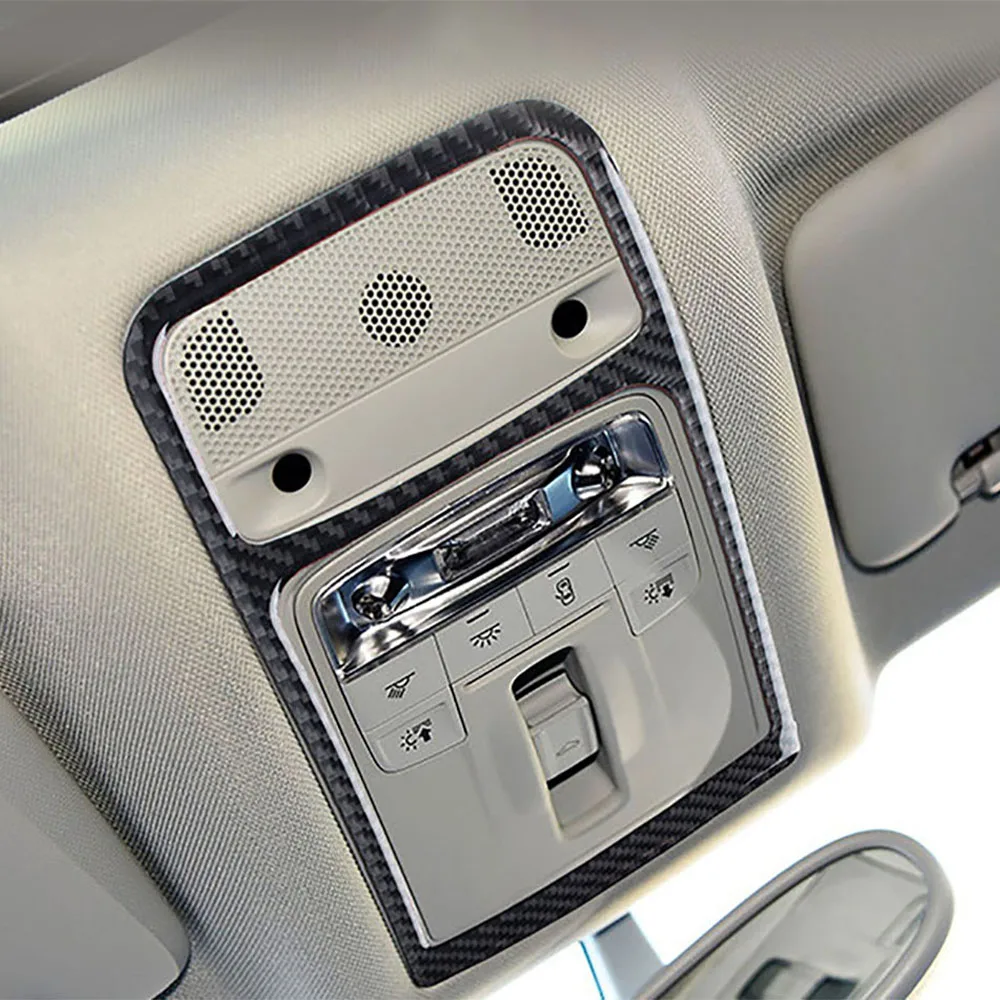 Masina de Lectură Lampă de Panou Decorativ Lumina Tapiterie Cadru din Fibra de Carbon Capac Auto Accesorii de Interior Pentru Audi A3 8V 14-20 Q3 8U 13-18