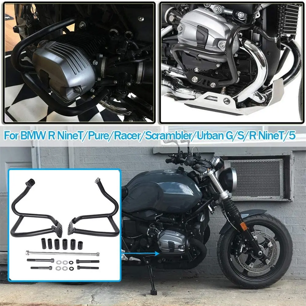 Accident de motocicletă Baruri Motor Garda Cadru Protector Slider Barei de protecție pentru BMW R Nine T NineT R9T Racer, Scrambler Pur Urban 2014-2021