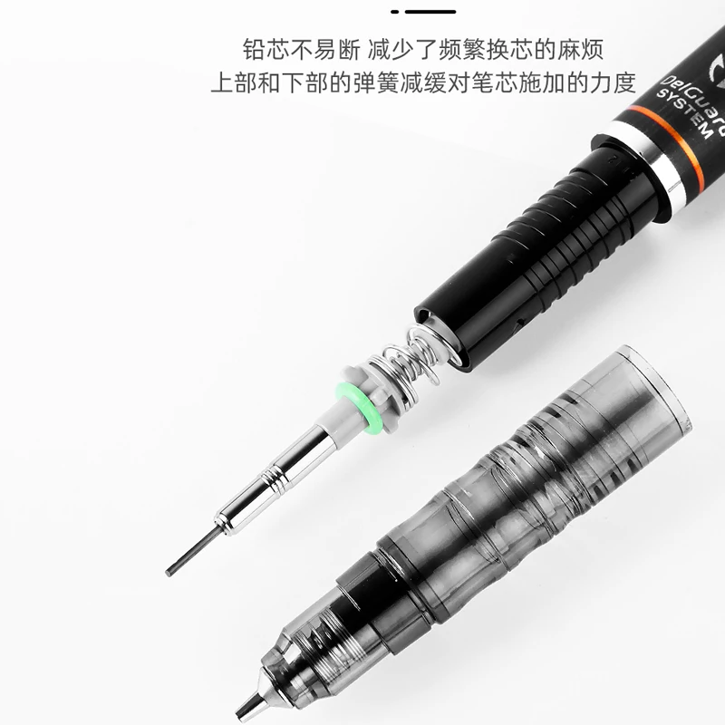 Japonia Zebra DelGuard Creion Mecanic, 0,3 mm/0,5 mm/0,7 mm, Duce, Duce Pauză de Protecție Stilou pentru Desen Scris MA85